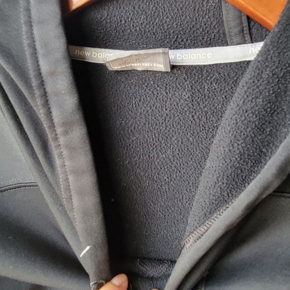 New Balance Hoodie Medium Black Graphic CAVALIERS LACROSSE Fleece Drawnstring - Picture 7 of 11